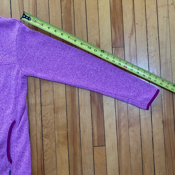 Eddie Bauer Women’s Snap Fleece Pullover Sweater Size S – Pink/Purple - Picture 13 of 14